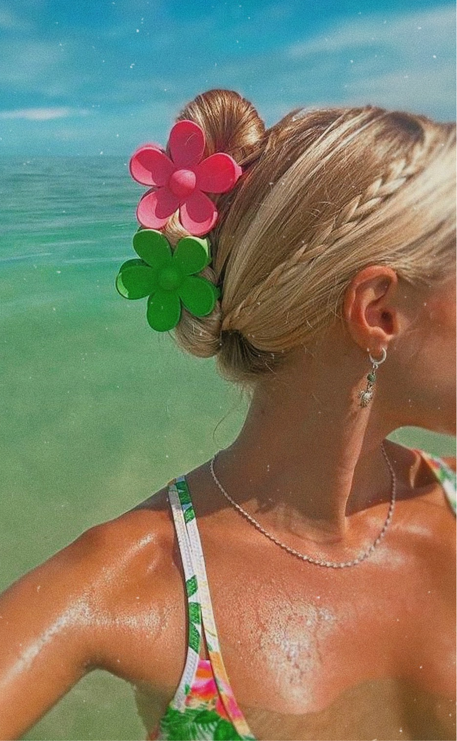 Daisy Claw Clips (Large)