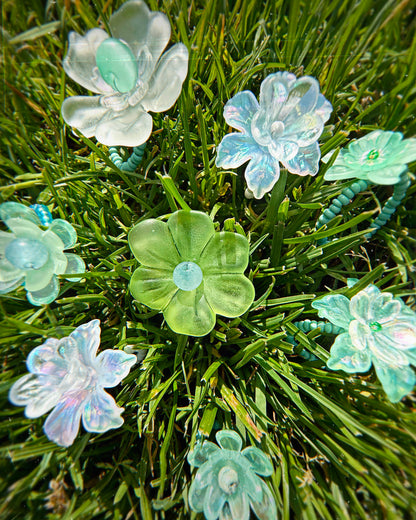 Flower - Hand Beaded Ring