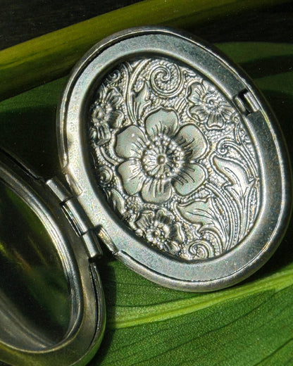 Stainless Flora Locket Pendants