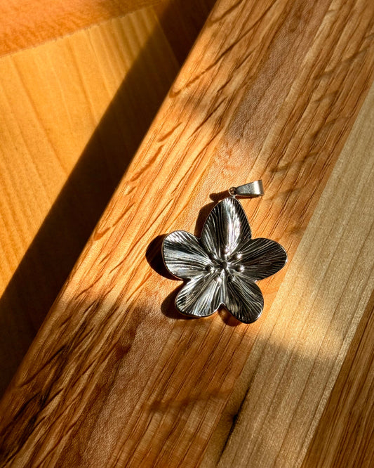 Stainless Orchid  Pendants
