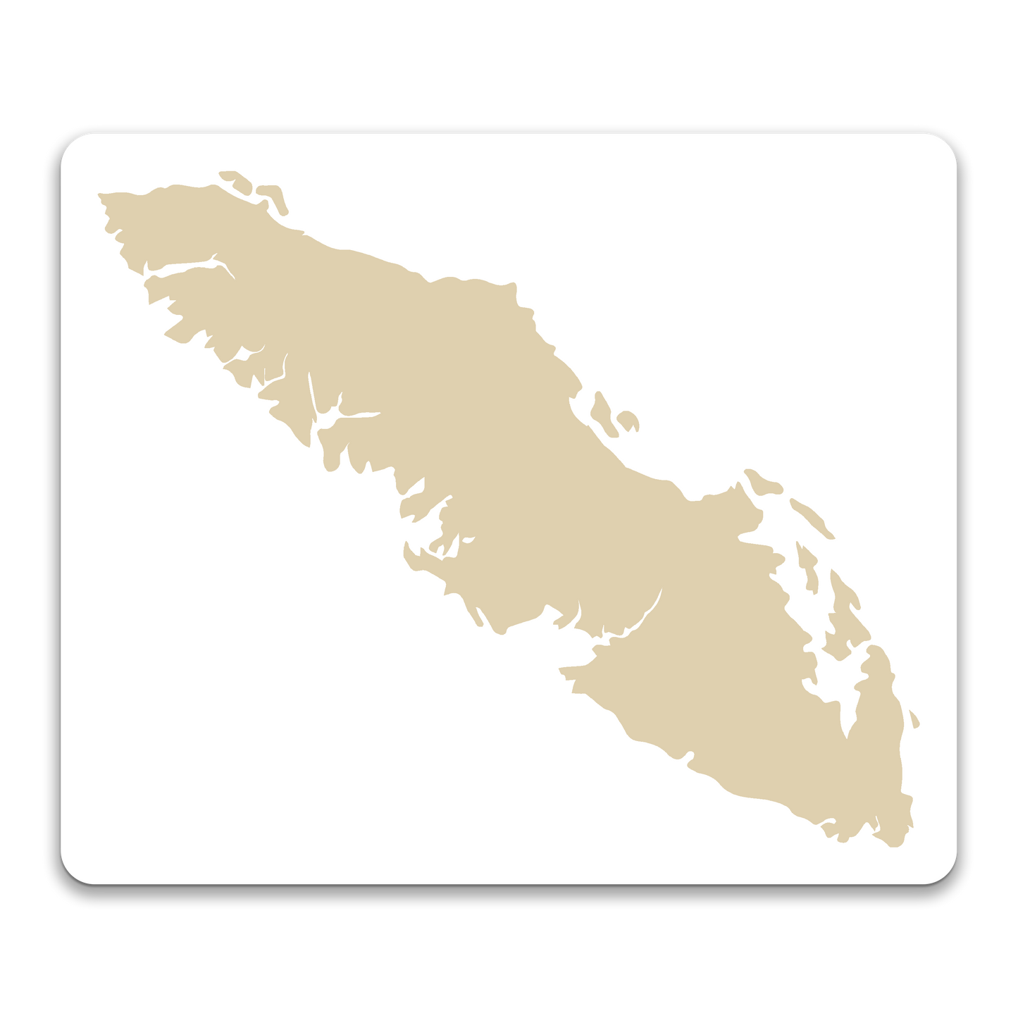 VANCOUVER ISLAND OUTLINE - DECAL STICKER